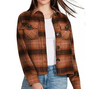 NWT BB Dakota by Steve Madden Women's Boxy Shacket